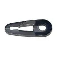 Bikefun chain guard 16"/18" — 44 cm smoke plastic, includes mounting plates.