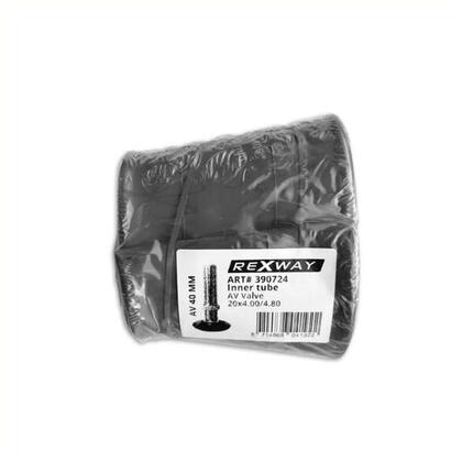 Rexway binnenband fatbike 20x4.00, ventiel Schrader 40 mm, butyl.