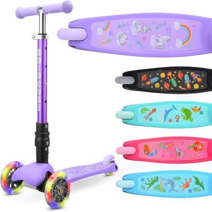 Trottinette / Trottinette à 3 roues Teeny FOLD, violette