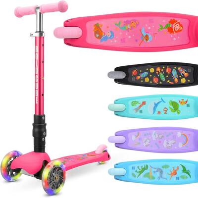 Step / 3-wielige step teeny fold, paars