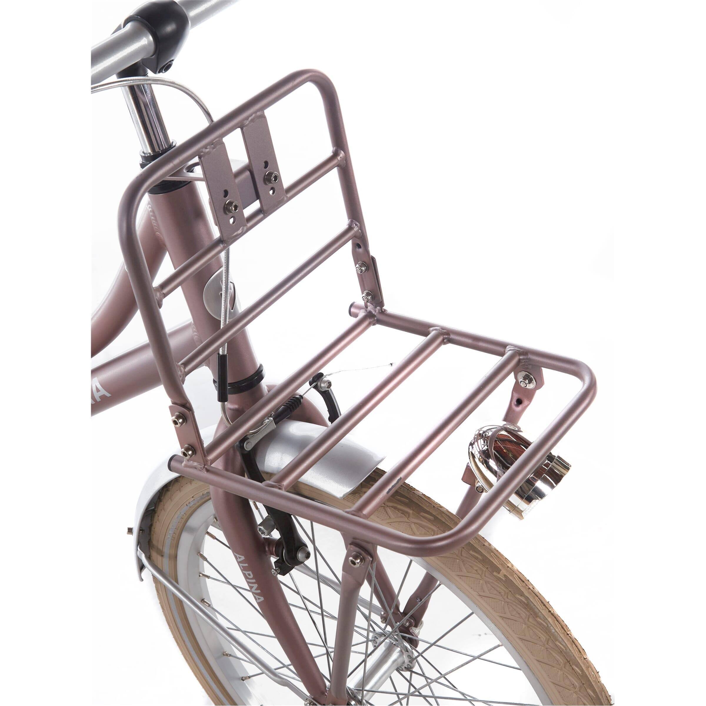 Alpina - Support Avant Alpina 22 Cargo Bois Rose Mat - Adaptateur Pour Porte Vélo - Rose - No Size - Decathlon