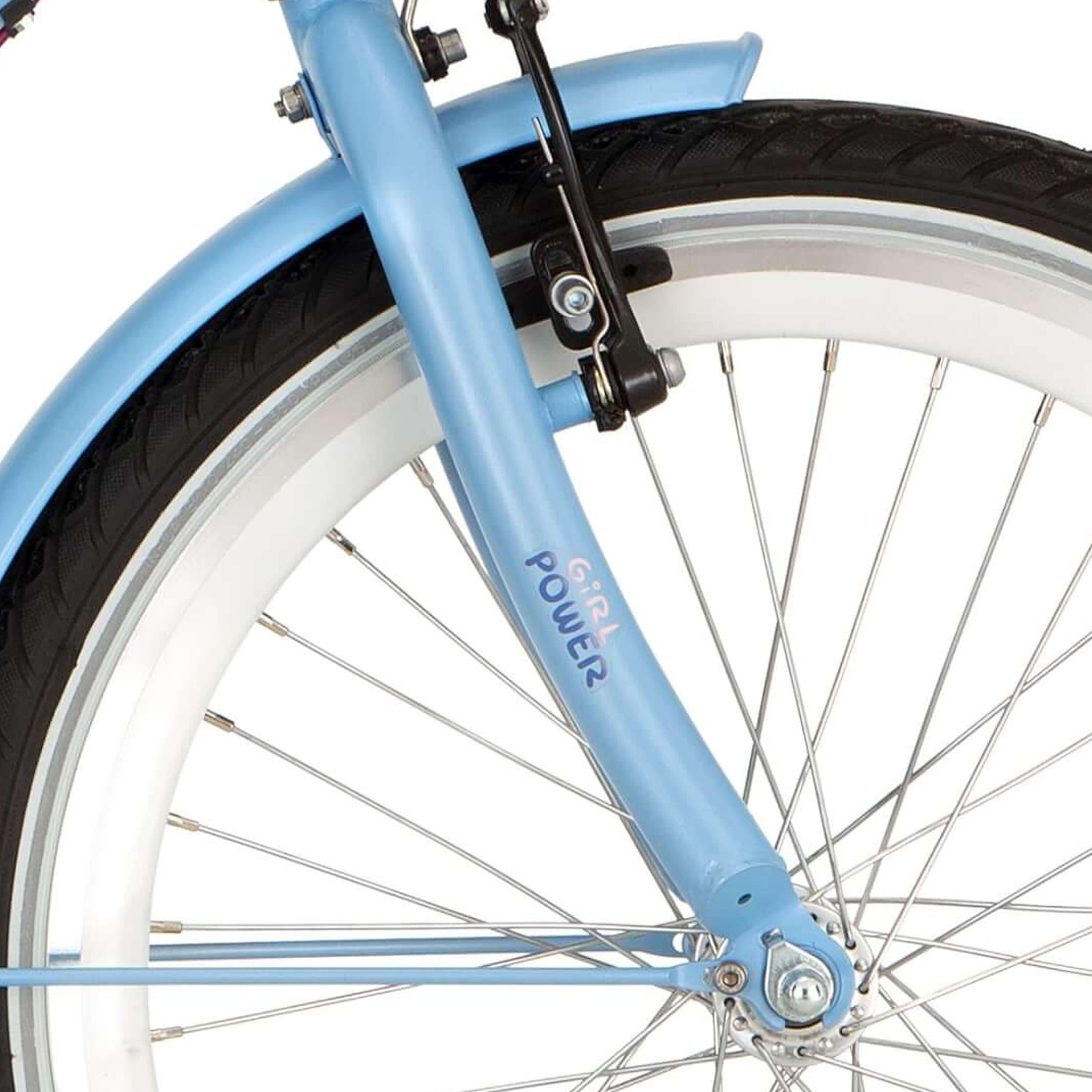 ALPINA Forcella Alpina Girlpower 20 pollici Alaska Blue opaca.