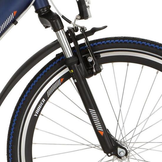 Forcella ammortizzata Alpina CH-327E-24 per ruote 24 nera.