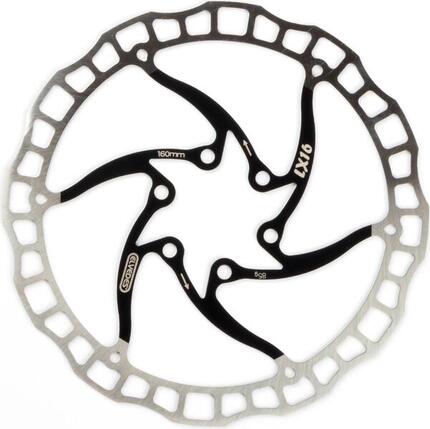 ELVEDES LX16 tarcza hamulcowa 160 mm czarna