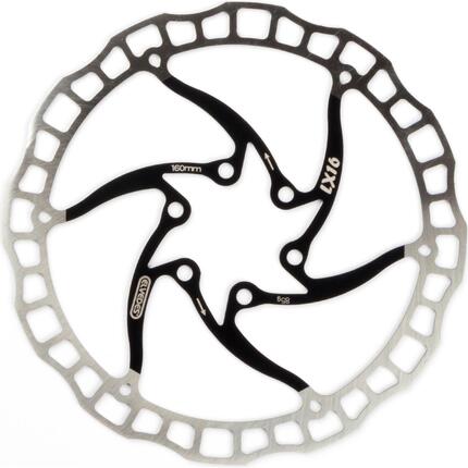 ELVEDES LX16 tarcza hamulcowa 160 mm czarna