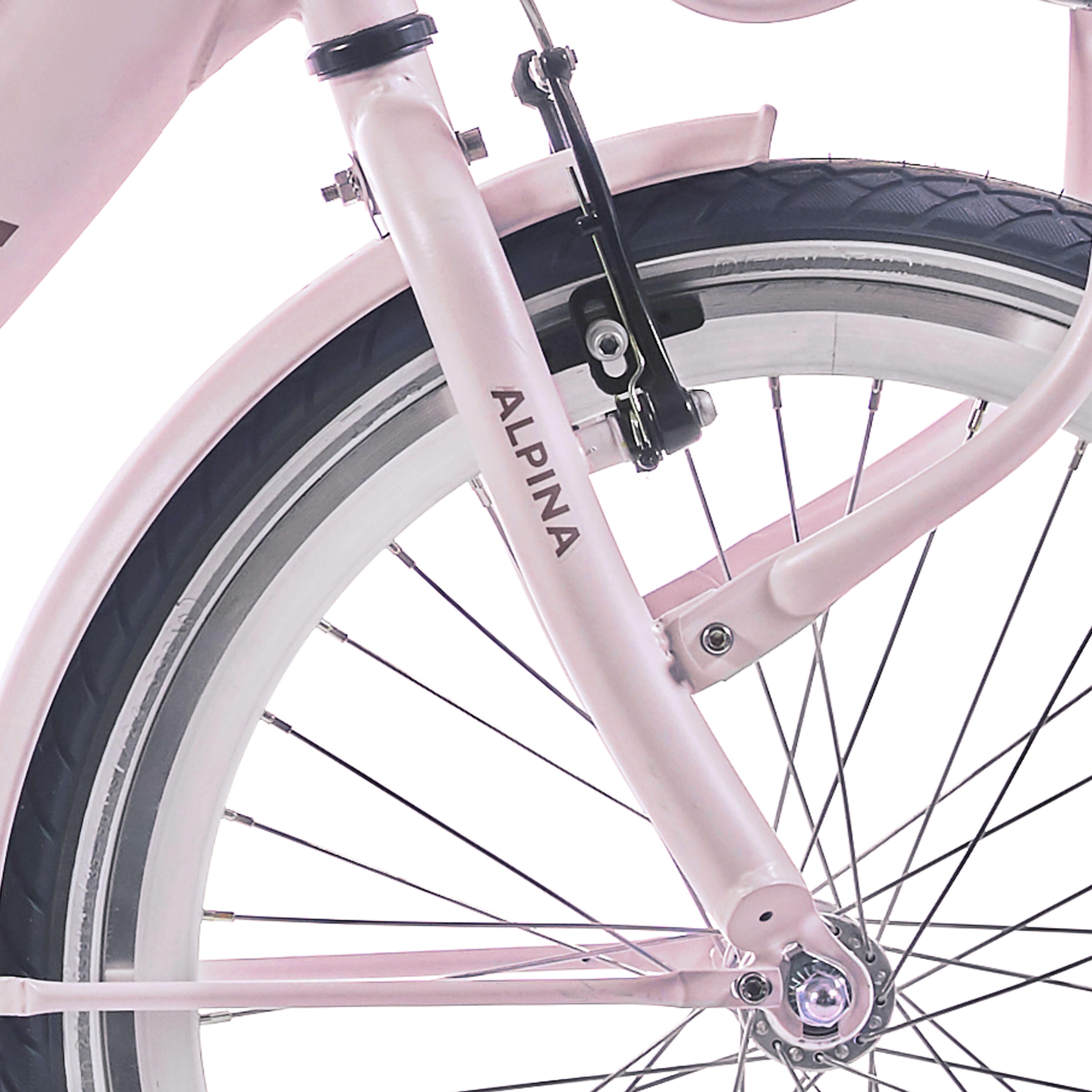 ALPINA Forcella anteriore Alpina Clubb 22 pollici Frosty Pink Matt.