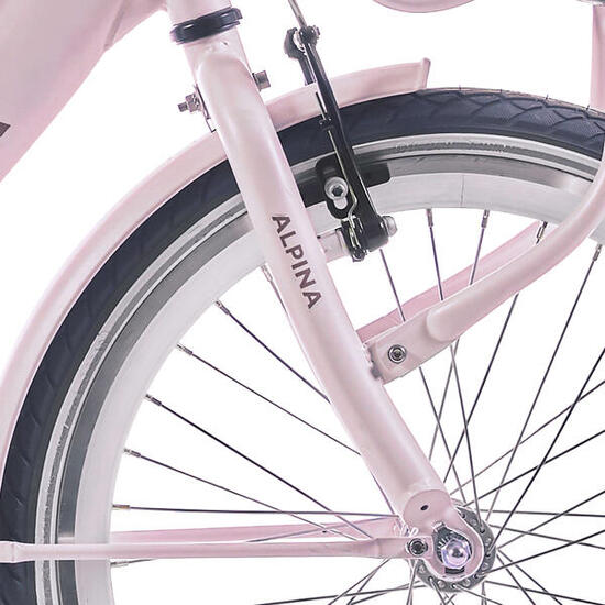 Forcella anteriore Alpina Clubb 22 pollici Frosty Pink Matt.