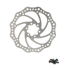 Disco de freno de rotor Alhonga de acero inoxidable ultraligero de 160 mm y 6 orificios