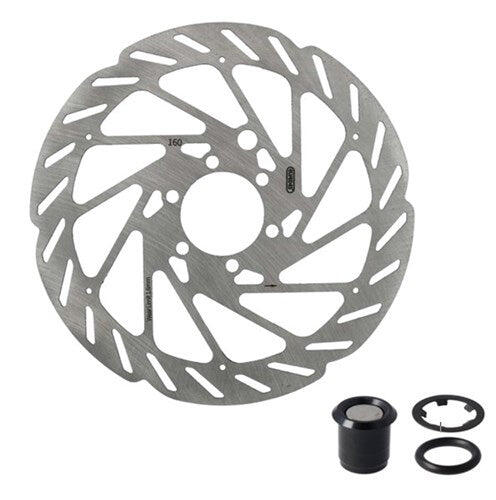 ELVEDES Bremsscheibe 6-Loch Ø160 mm T = 18 mm Sensormagnet