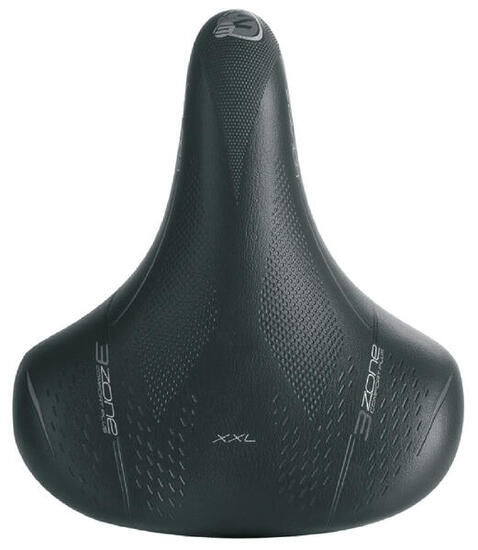 Siodełko Volare Comfort 3 strefy, rama odblaskowa 3M, 498 g