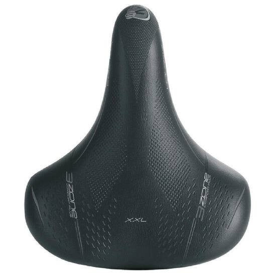 Siodełko Volare Comfort 3 strefy, rama odblaskowa 3M, 498 g