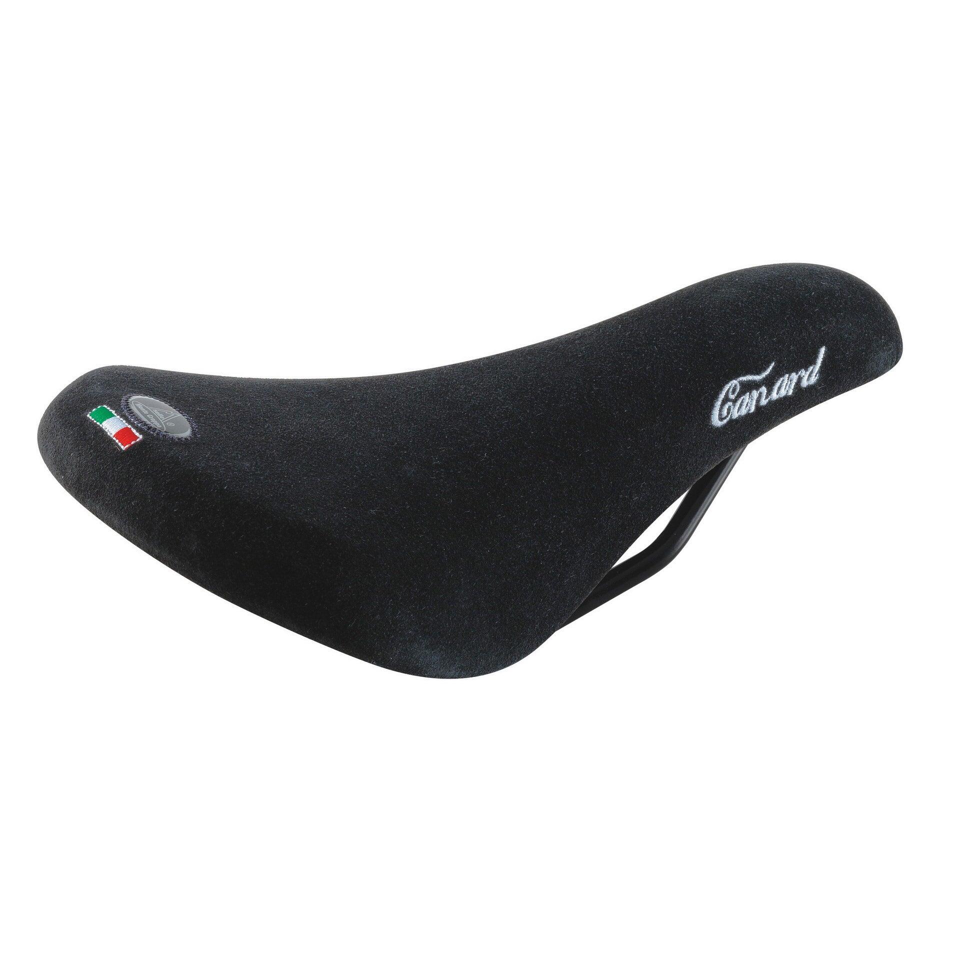 SELLE MONTE GRAPPA Selle Monte Grappa Sella Retro Canard Pelle Nera 285 x 160 mm.