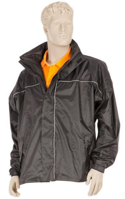 MIRAGE Mirage S Regenjacke in Schwarz - 100% Wasserdicht und Winddicht