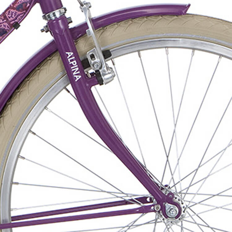 ALPINA Forcella anteriore Alpina Tingle 26 inch Deep Purple.