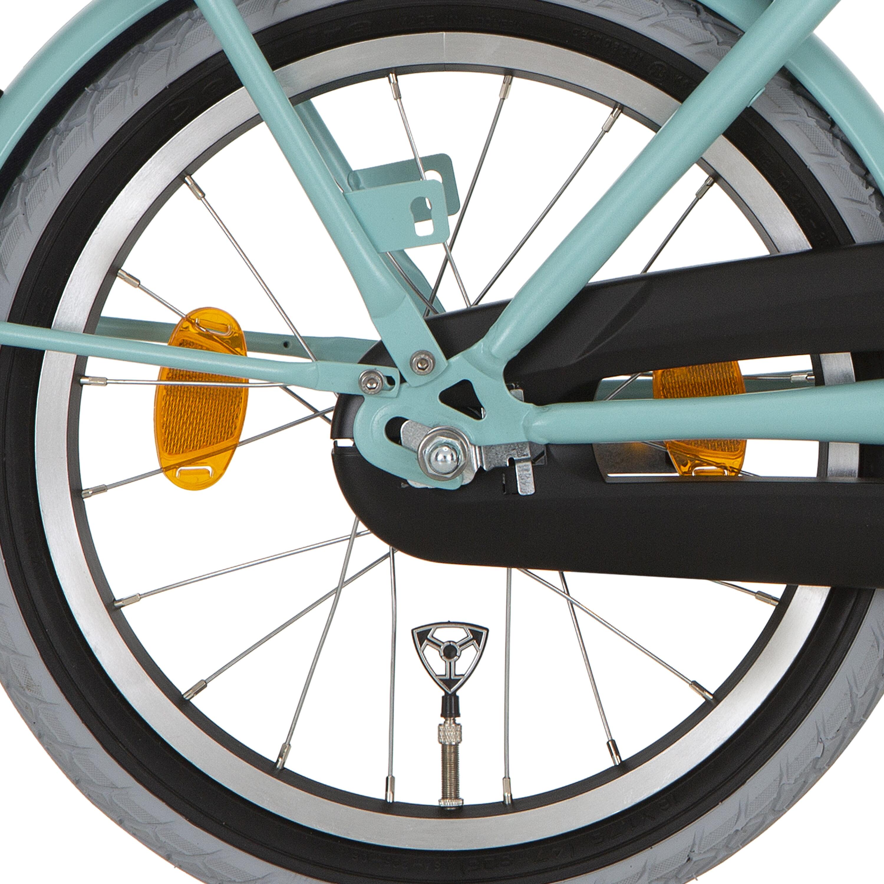 ALPINA Ruota posteriore Alpina 16 HLQ-10A-1 nero opaco, raggi zinco.