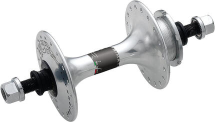 Miche piasta tylna pista 32 otwory 120 mm oś stała srebrna