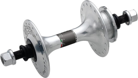 Miche piasta tylna pista 32 otwory 120 mm oś stała srebrna