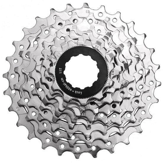 Shimano - Cassette Shimano 8 Vitesse 8v 11-28t Argent Dans La Boîte - Cassette - Gris - Decathlon