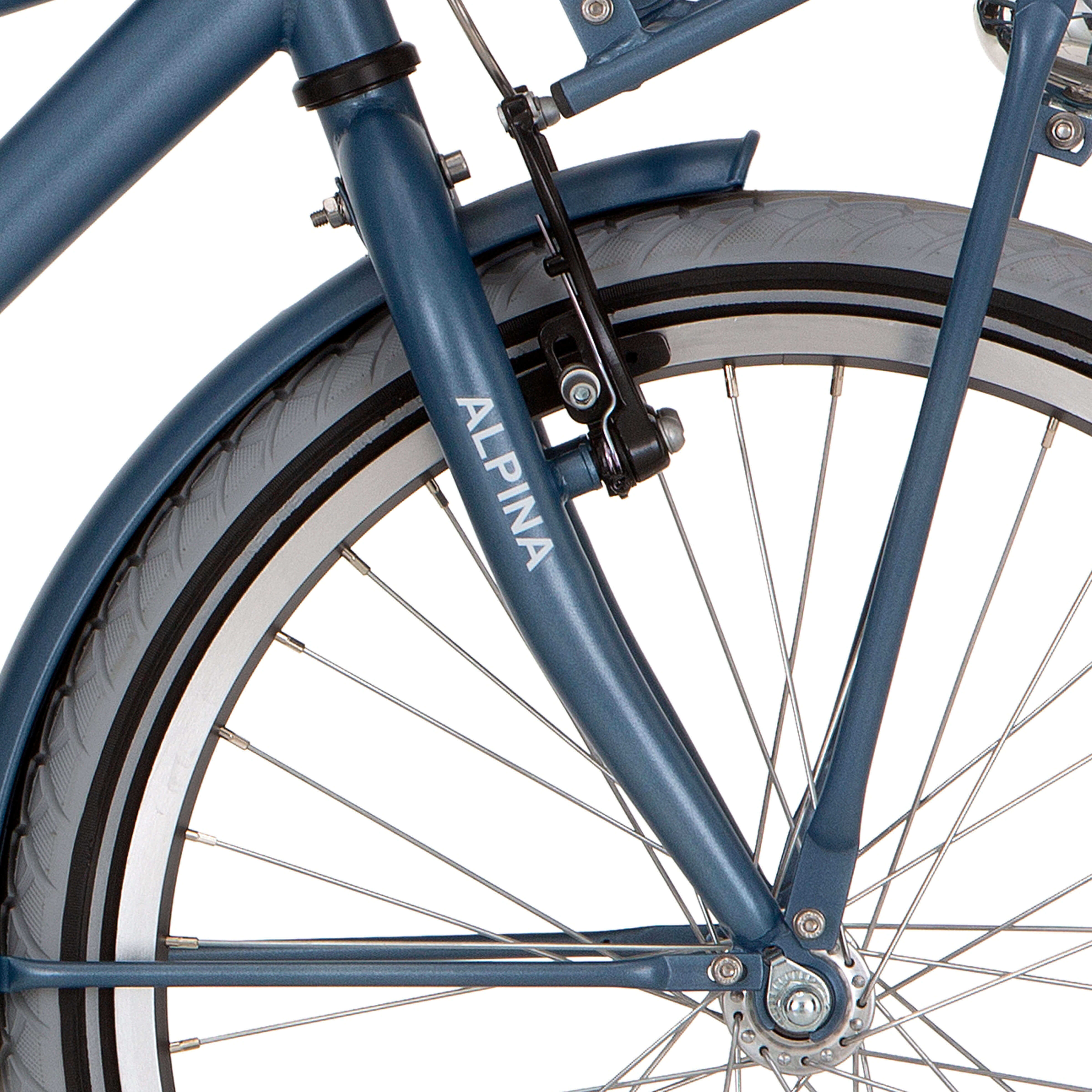 Alpina - Alpina Fork 22 Cargo J Vintage Blue Matt - Fourche De Vélo - Gris - Taille Unique - Decathlon