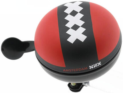 Busch & Muller Dzwonek rowerowy Amsterdam 750 Ding Dong, czerwony