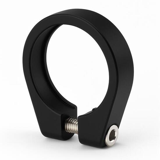 Edge Collare Reggisella 31.8 mm Alluminio con Vite a Brugola - Nero.