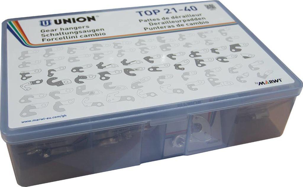 UNION Union Scatola assortimento pattini cambio Top 21-40, 20 pezzi.