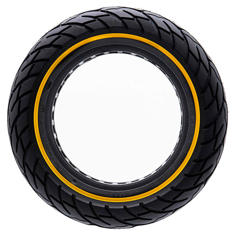 Pro-mounts - Pneu Pro-mounts Solide 10 X 2.125 Ligne Jaune Noir - Pneu - Incolore|jaune - 10" - Decathlon