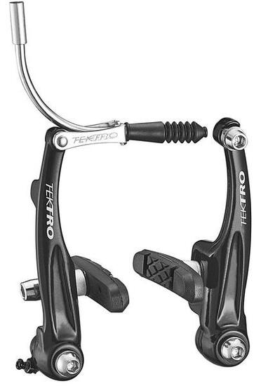 Tektro V-Brake Bremsenset 836.12 v+a – schwarz (Großverpackung