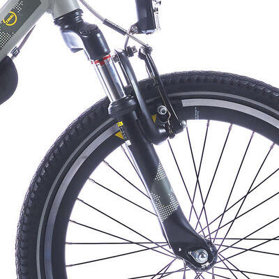 Forcella ammortizzata Alpina 22 Trial nera opaca.