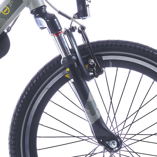 Forcella ammortizzata Alpina 22 Trial nera opaca.