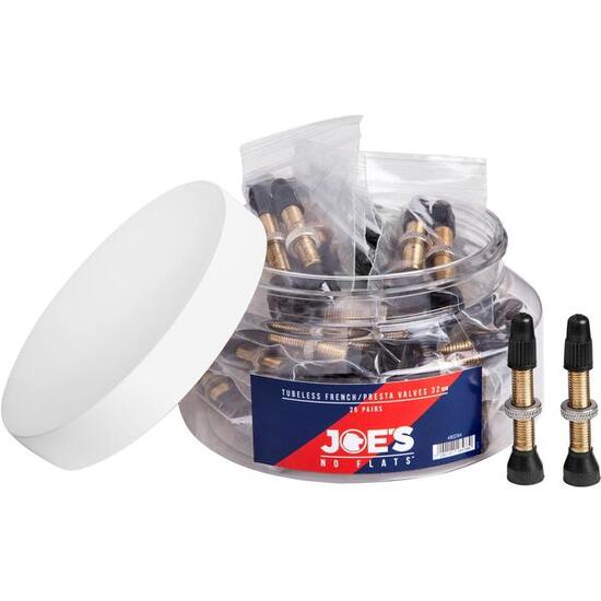 Joe's No Flats Valvole Presta Tubeless 32 mm - 50 pezzi.