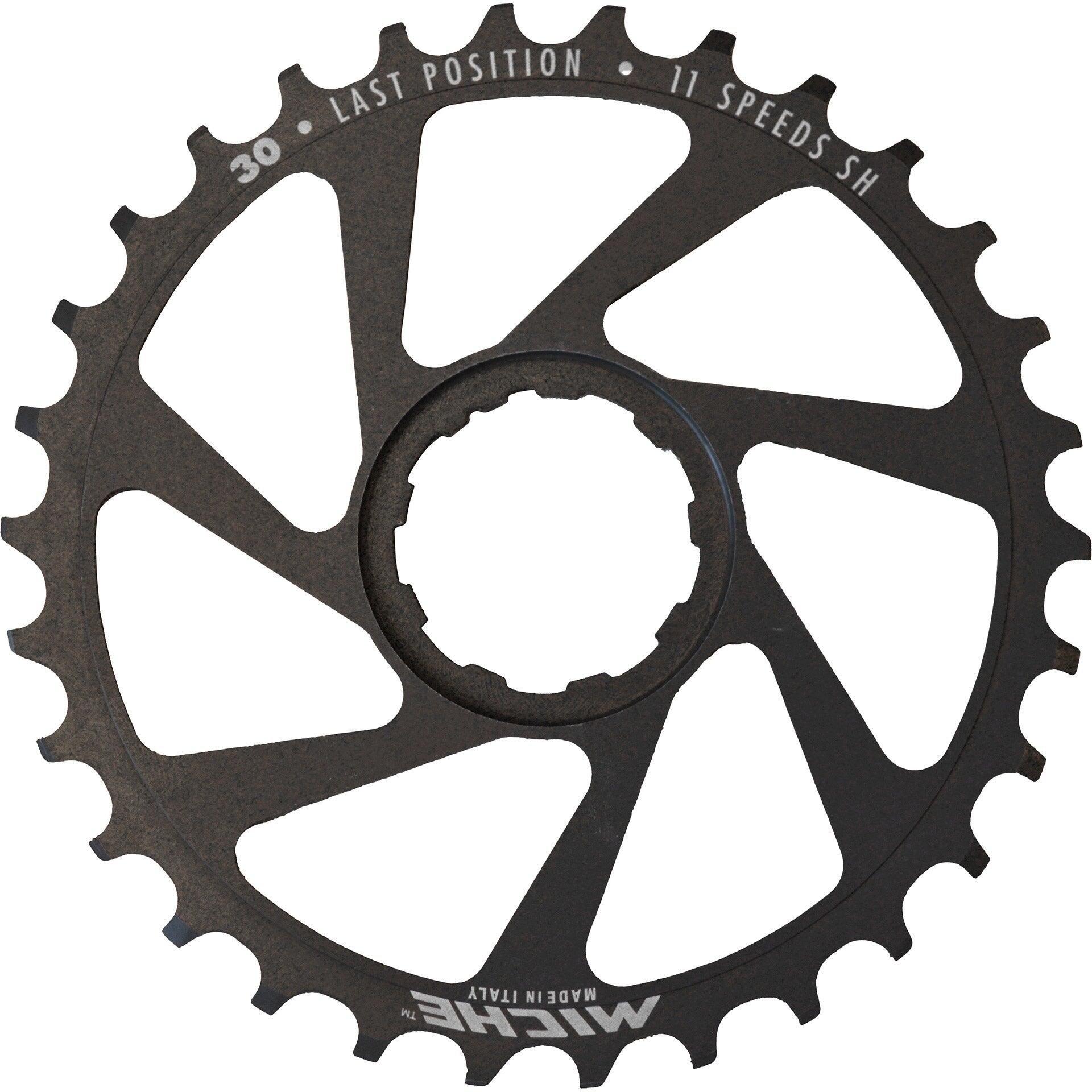 SHIMANO Shimano Miche Supertype pignone 30T 11v in metallo, nero.