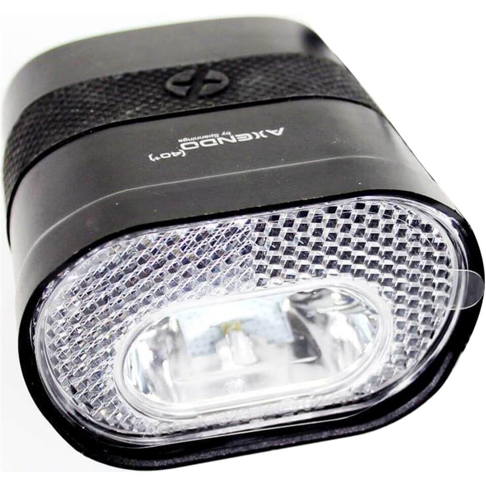 Spanninga Cortina Axendo 40 Plus E-bike Headlight 6-36V Black.