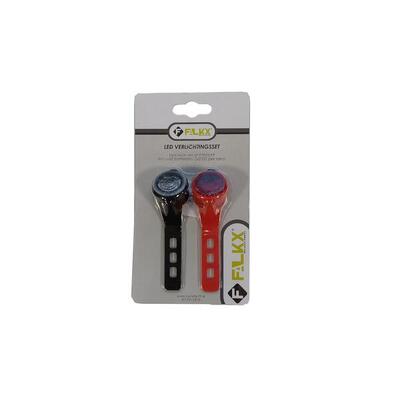 Falkx led verlichting set rond. incl batterijen (hangverpakking)