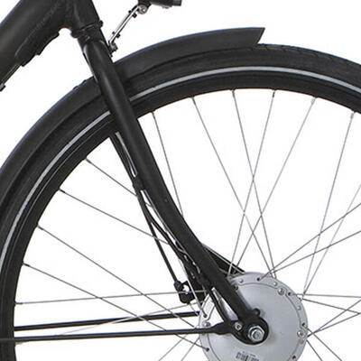 Forcella anteriore fissa Cortina E-U1 nero opaco per telai 53/61 cm.