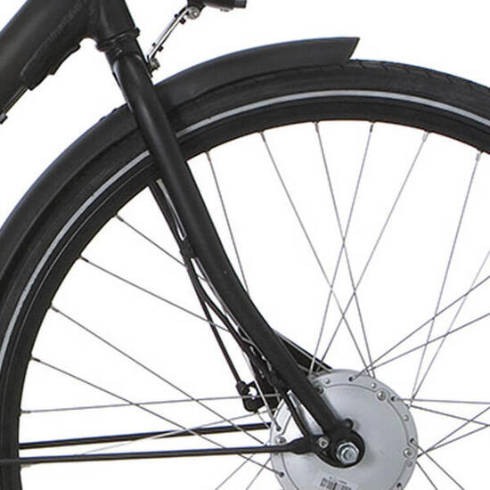 Forcella anteriore fissa Cortina E-U1 nero opaco per telai 53/61 cm.