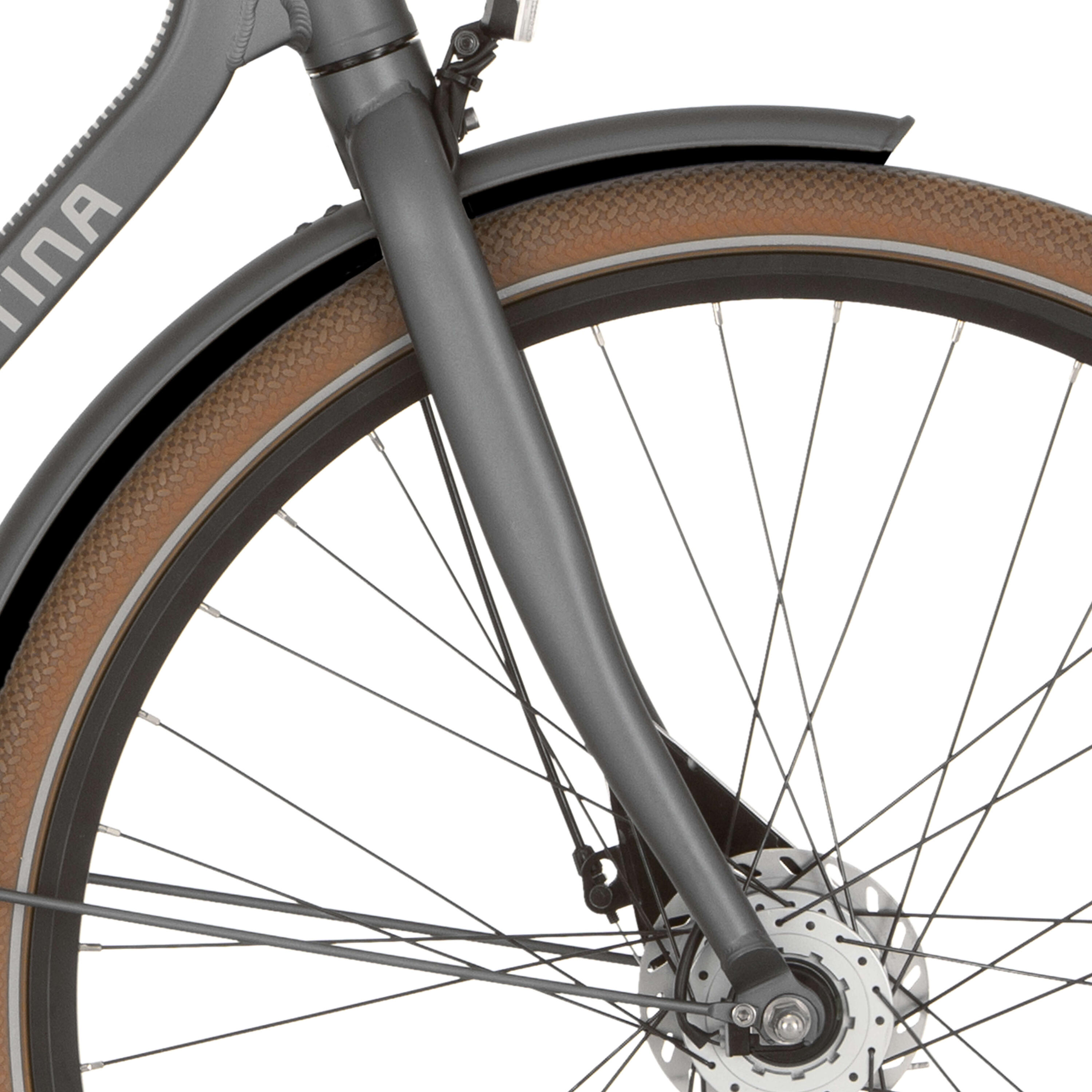 CORTINA Forcella Cortina Foss Irestone Pearl Matt 28" rigida filettata 1 1/8.