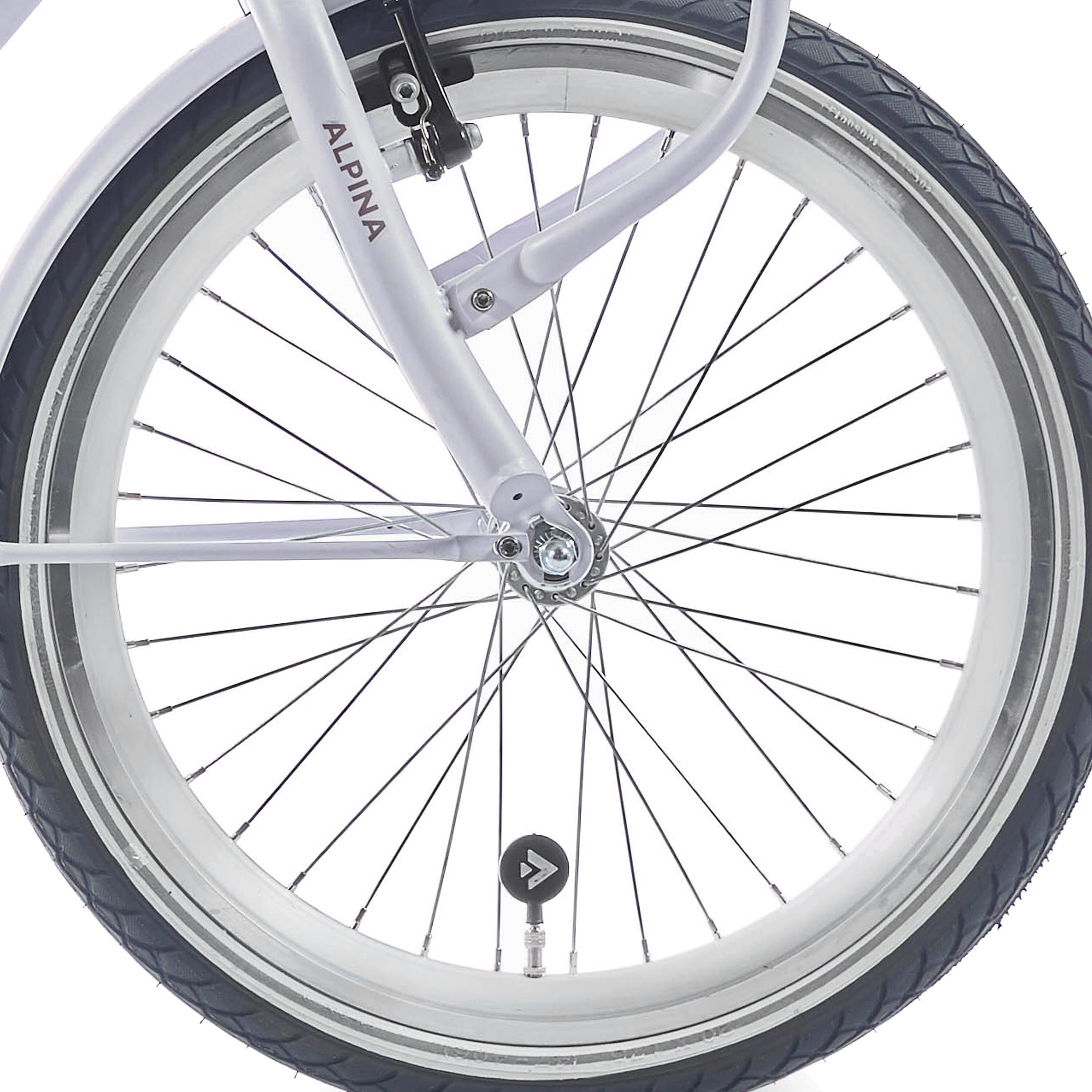 ALPINA Ruota anteriore Alpina 22 HLQC Ocean/Clubb, argento.