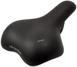 Selle San Remo Donau pour Vélos de Ville et de Trekking - Noir