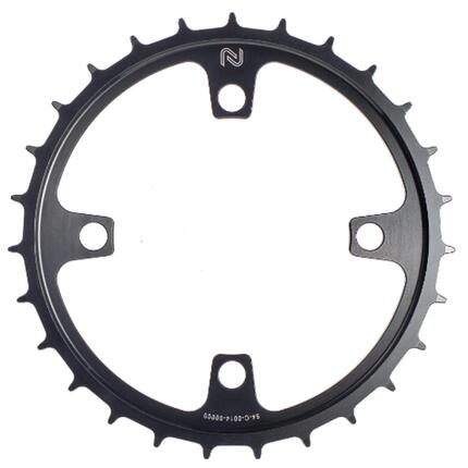 Koronka Enduo Cargo 50Z 4-otworowa 104 BCD CL 45,5/53,0 - czarna