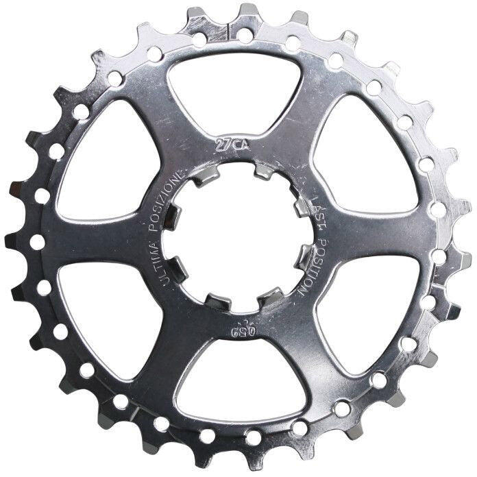 MICHE Miche corona 27t per Campagnolo 10v in acciaio, argento.