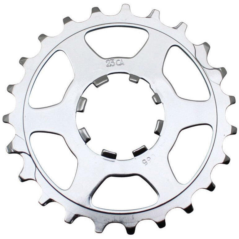 MICHE Miche pignone 26 denti per Campagnolo 10v, acciaio, argento.