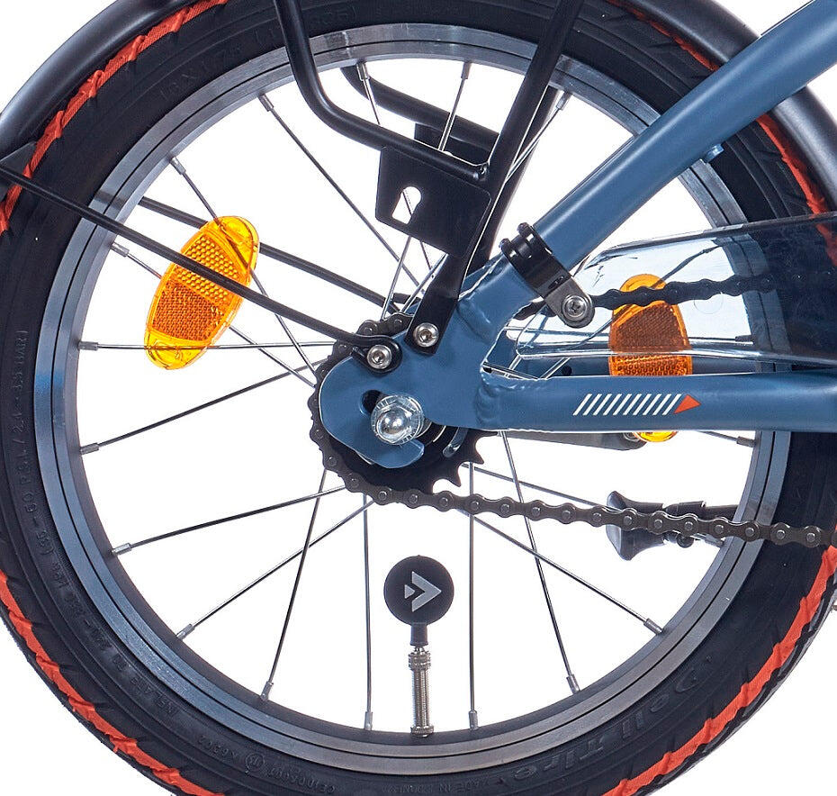 ALPINA Alpina ruota posteriore 16 HLQ-10A-1 nero opaco CNC raggi zincati.