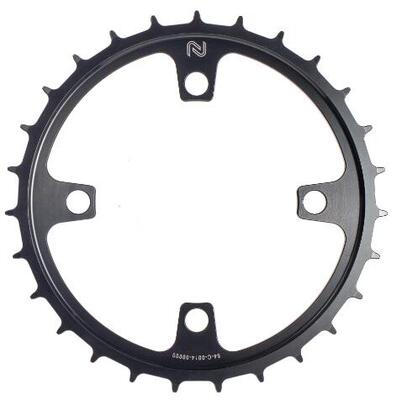 Enduo kettingblad 54t cargo 4-b 104-bcd cl-45.5 53.0 - zwart