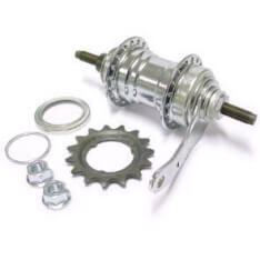 FAVORITE Favoriet mozzo posteriore freno 36 fori, asse 165 mm, larghezza 116 mm.