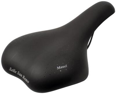 Selle San Remo Mosel Sella City/Trekking - Nera 275 × 160 mm.