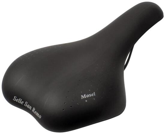Selle San Remo Mosel Sella City/Trekking - Nera 275 × 160 mm.