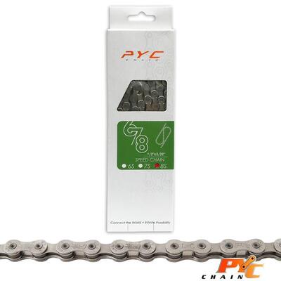 Pyc fietsketting voor 8 versnellingen - duurzaam en betrouwbaar
