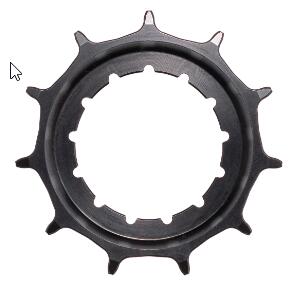 ENDURO EndUo Cargo Gear 24T EndUo Cargo Rohloff CL-53.0 54.7 noir