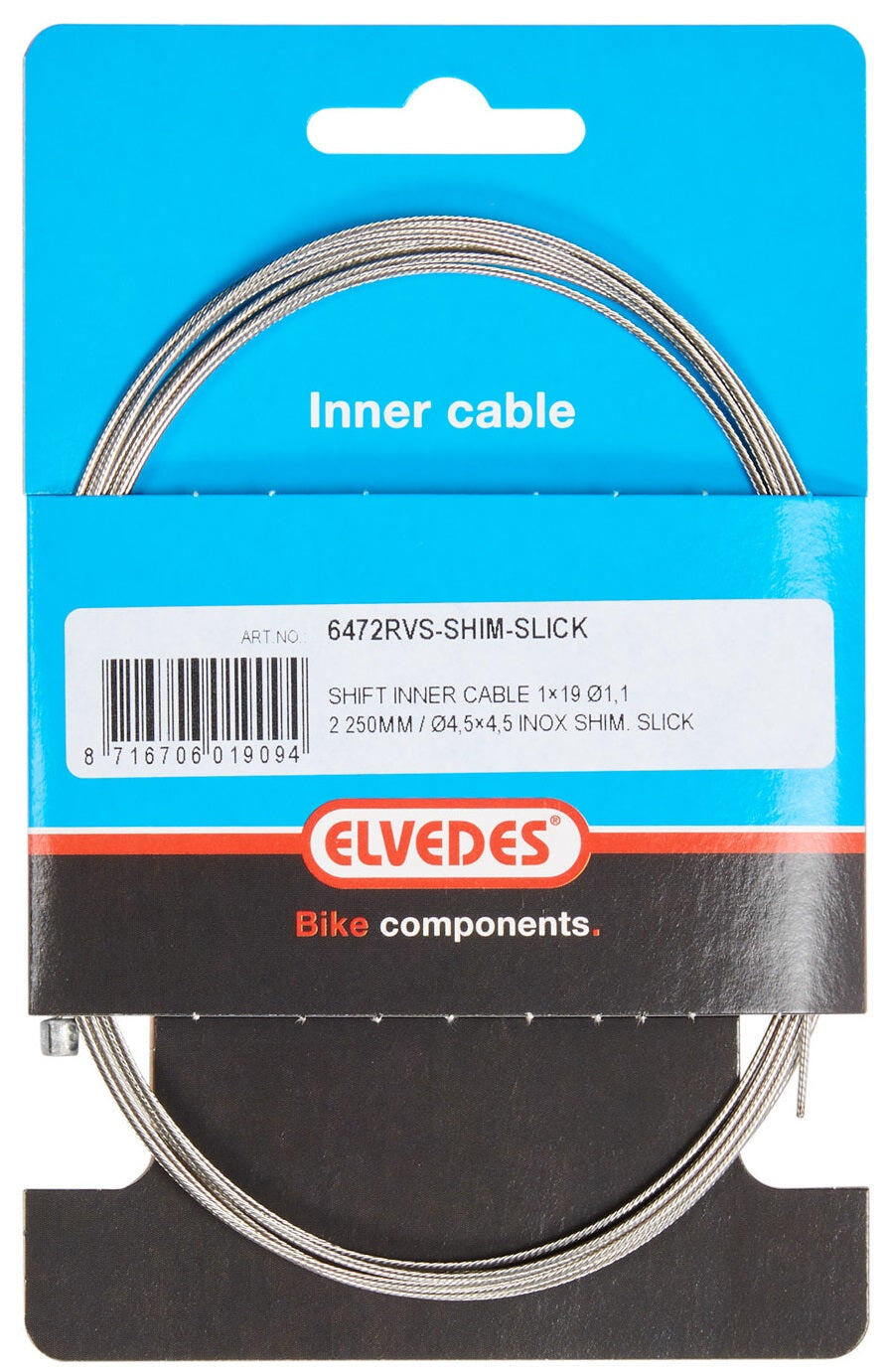 ELVEDES Elvedes Cavo interno cambio Shimano 2,25 m 1,1 mm Acciaio Inox.